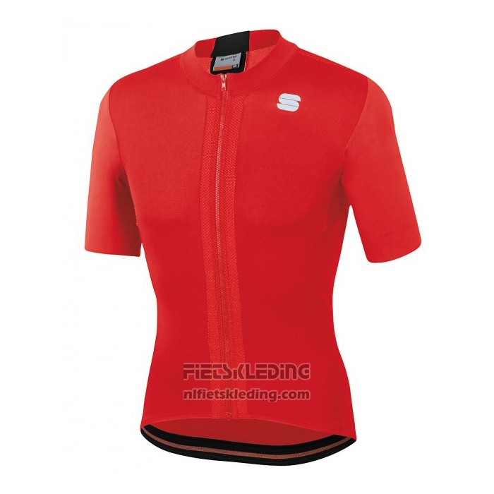 2020 Fietskleding Sportful Rood Korte Mouwen en Koersbroek