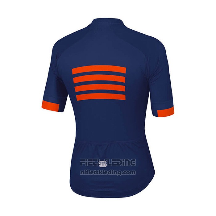 2021 Fietskleding Sportful Blauw Korte Mouwen en Koersbroek
