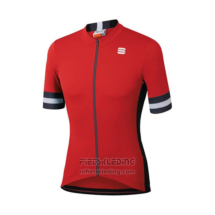 2021 Fietskleding Sportful Rood Korte Mouwen en Koersbroek