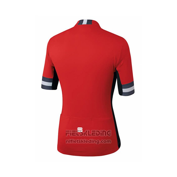 2021 Fietskleding Sportful Rood Korte Mouwen en Koersbroek