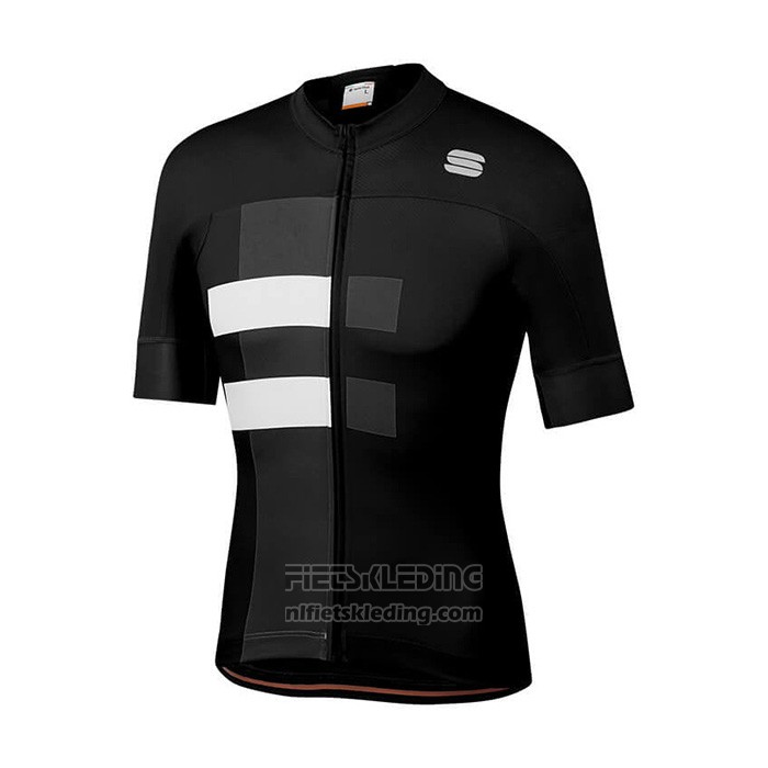 2021 Fietskleding Sportful Zwart Wit Korte Mouwen en Koersbroek