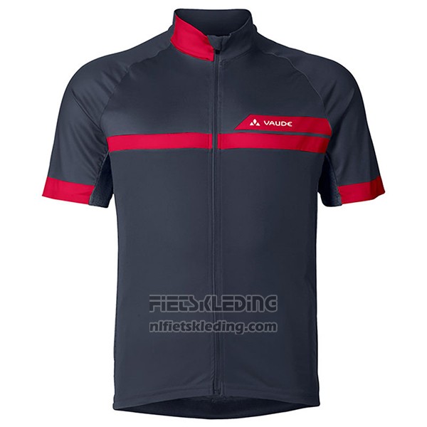 2017 Fietskleding Vaude Rood en Zwart Korte Mouwen en Koersbroek