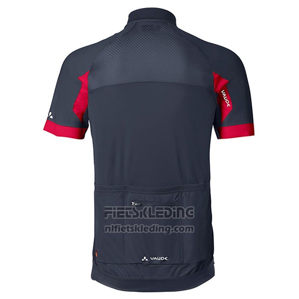 2017 Fietskleding Vaude Rood en Zwart Korte Mouwen en Koersbroek