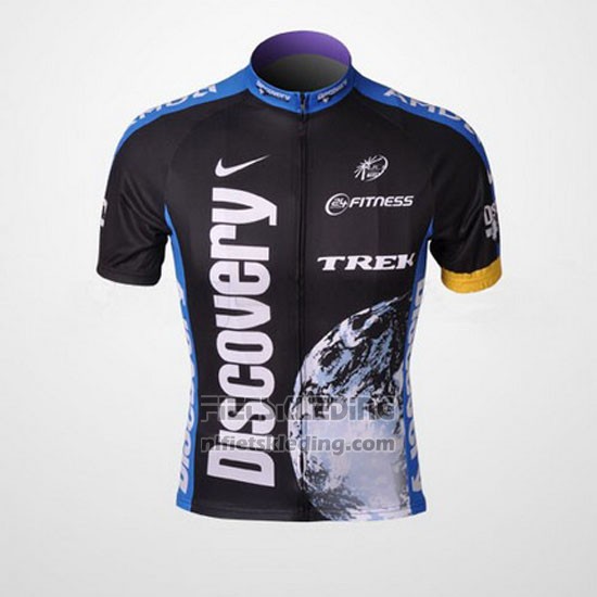 2007 Fietskleding Trek Zwart en Blauw Korte Mouwen en Koersbroek
