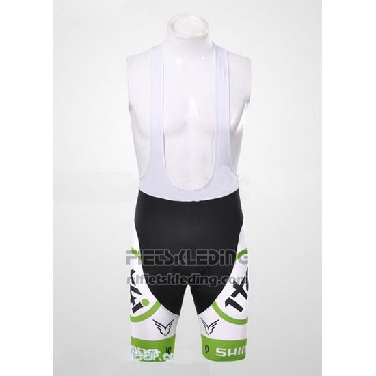 2012 Fietskleding 1t4i Wit en Groen Korte Mouwen en Koersbroek