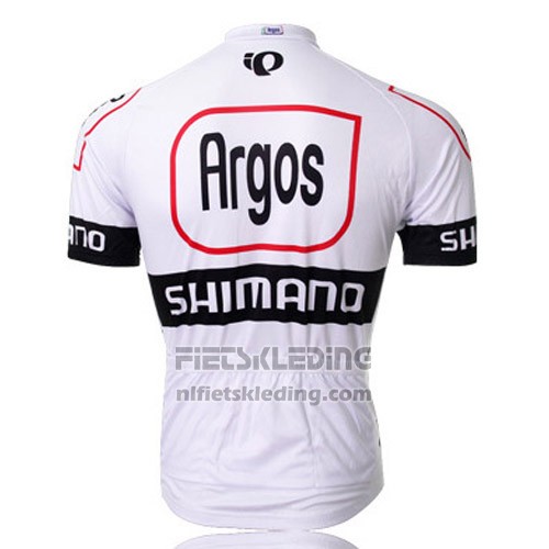 2013 Fietskleding Argos Zwart en Wit Korte Mouwen en Koersbroek