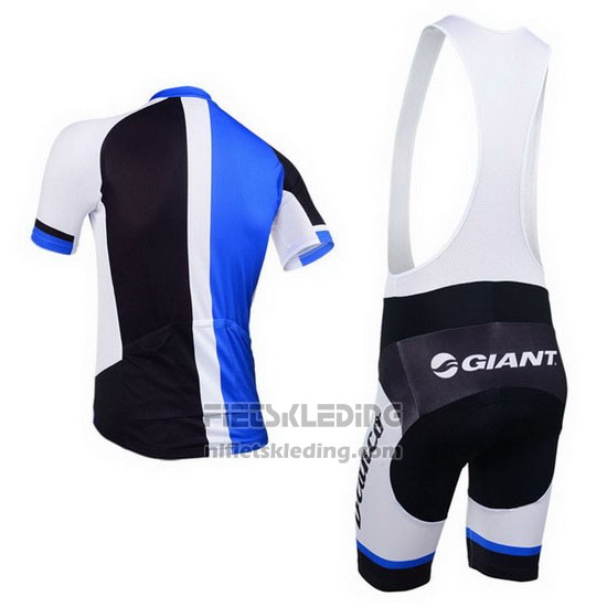 2013 Fietskleding Blanco Zwart en Blauw Korte Mouwen en Koersbroek