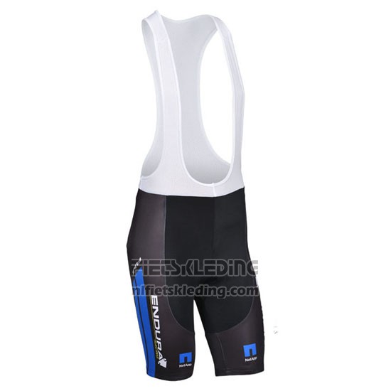 2014 Fietskleding Netapp Zwart en Blauw Korte Mouwen en Koersbroek