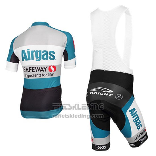 2015 Fietskleding D3 Devo Airgas Blauw en Zwart Korte Mouwen en Koersbroek