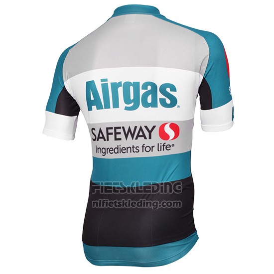 2015 Fietskleding D3 Devo Airgas Blauw en Zwart Korte Mouwen en Koersbroek