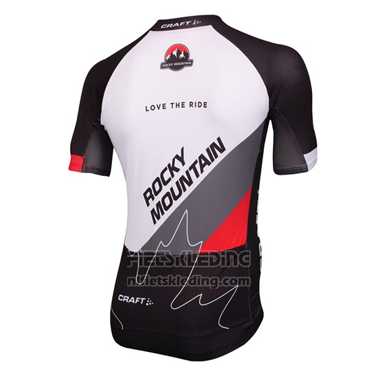 2016 Fietskleding Craft Rocky Mountain Wit en Zwart Korte Mouwen en Koersbroek