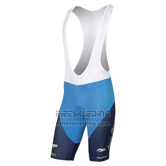 2017 Fietskleding Ago Aqua Service Blauw Korte Mouwen en Koersbroek