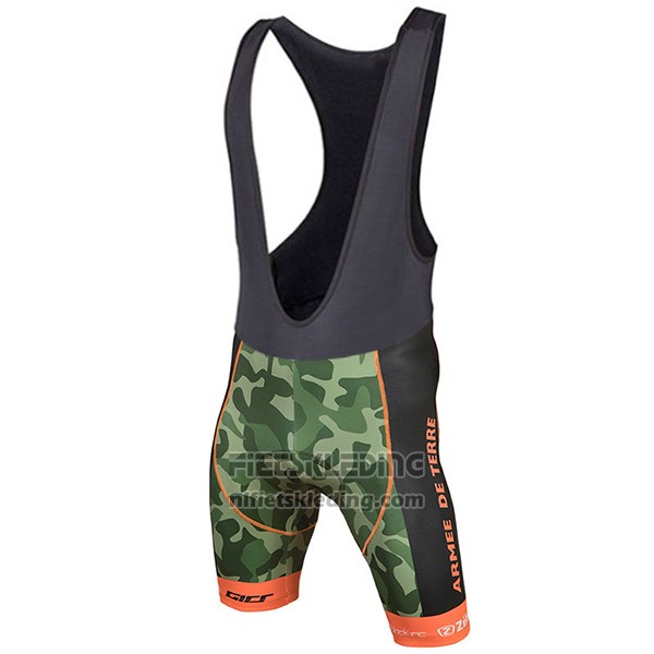 2017 Fietskleding Armee DE Terre Camouflage Korte Mouwen en Koersbroek