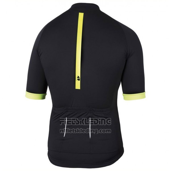 2017 Fietskleding Etxeondo Entzun Zwart en Geel Korte Mouwen en Koersbroek