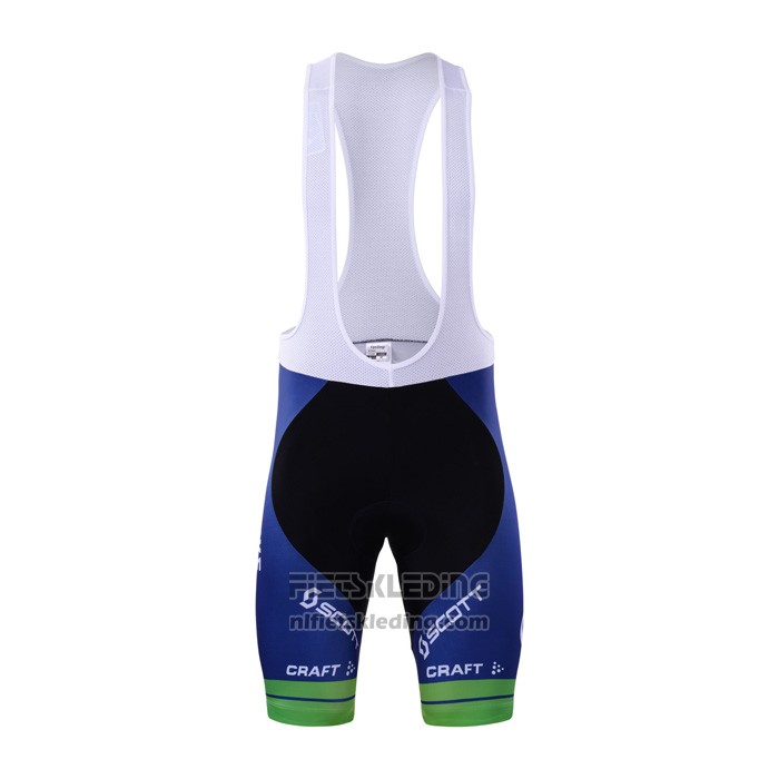 2017 Fietskleding Orica Bike Exchange Blauw Korte Mouwen en Koersbroek