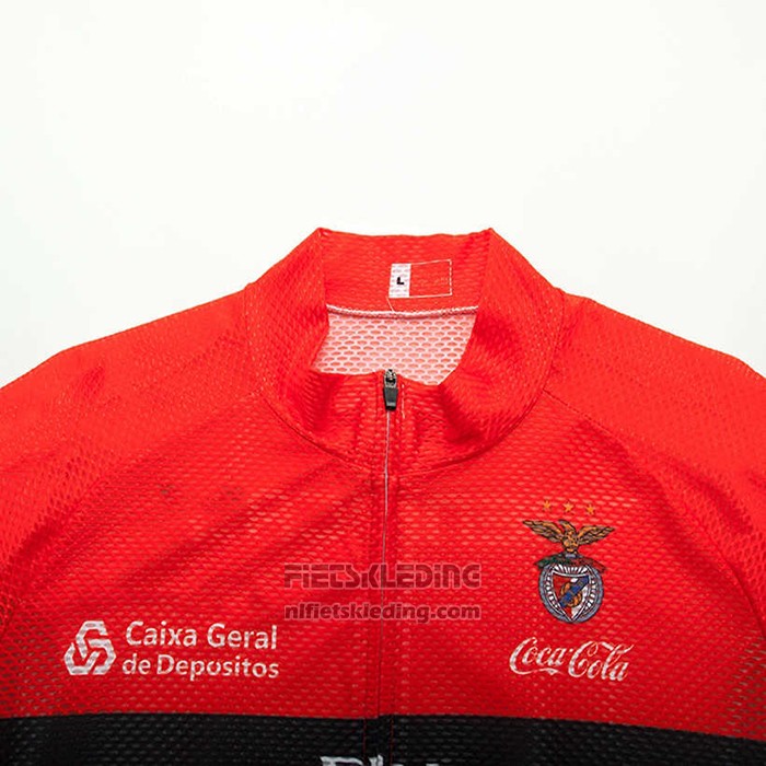 2020 Fietskleding S.l. Benfica Rood Zwart Korte Mouwen en Koersbroek