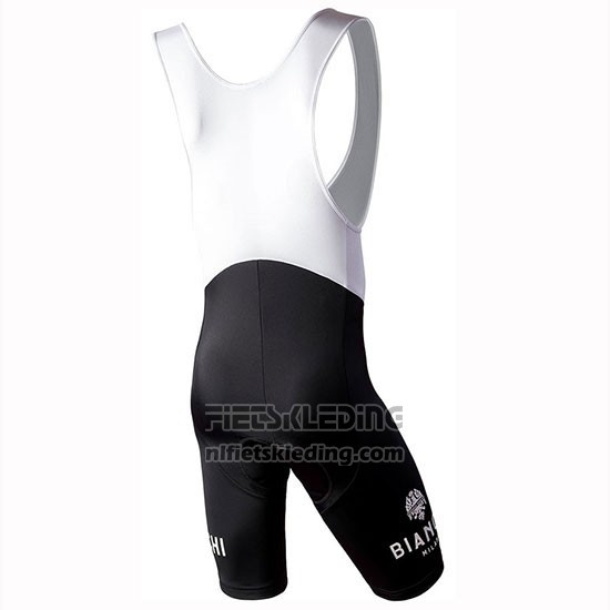 2019 Fietskleding Bianchi Milano Conca Zwart Rood Korte Mouwen en Koersbroek