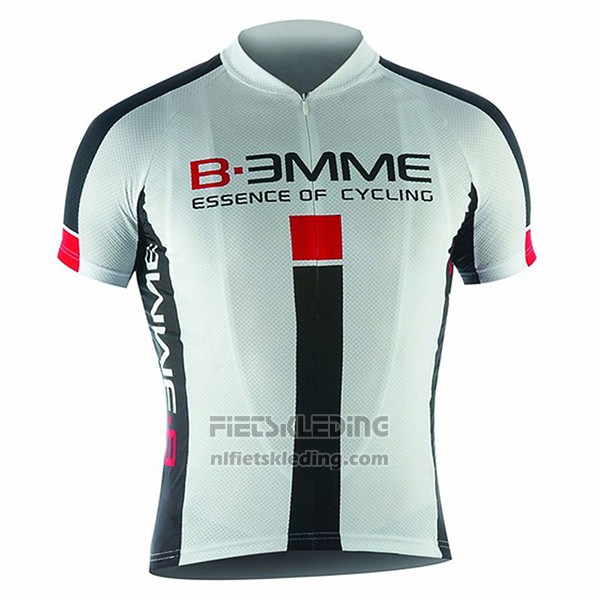 2017 Fietskleding Biemme Identity Wit en Rood Korte Mouwen en Koersbroek