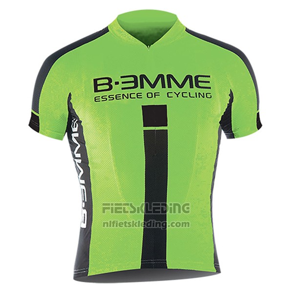 2017 Fietskleding Biemme Identity Zwart en Groen Korte Mouwen en Koersbroek
