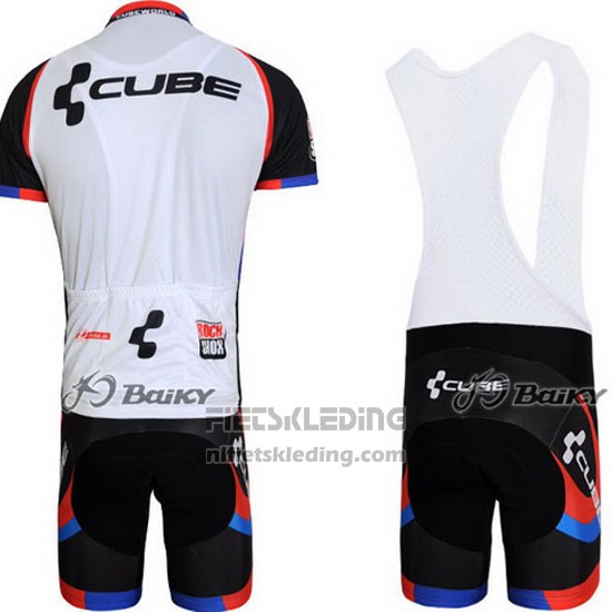 2011 Fietskleding Cube Zwart en Wit Korte Mouwen en Koersbroek