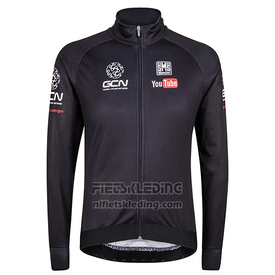 2016 Fietskleding Global Cycling Network Zwart Lange Mouwen en Koersbroek