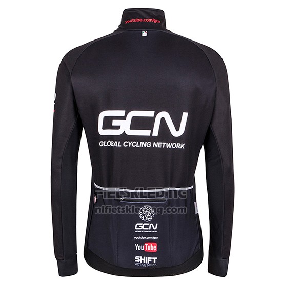 2016 Fietskleding Global Cycling Network Zwart Lange Mouwen en Koersbroek