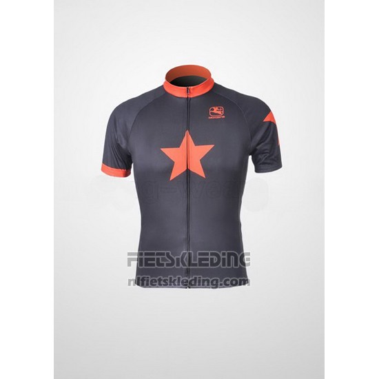 2010 Fietskleding Johnnys Oranje en Zwart Korte Mouwen en Koersbroek