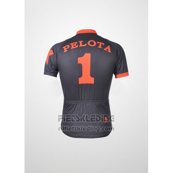 2010 Fietskleding Johnnys Oranje en Zwart Korte Mouwen en Koersbroek