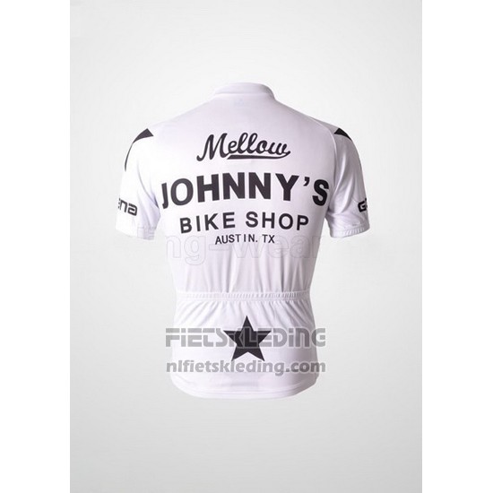 2010 Fietskleding Johnnys Zwart en Wit Korte Mouwen en Koersbroek