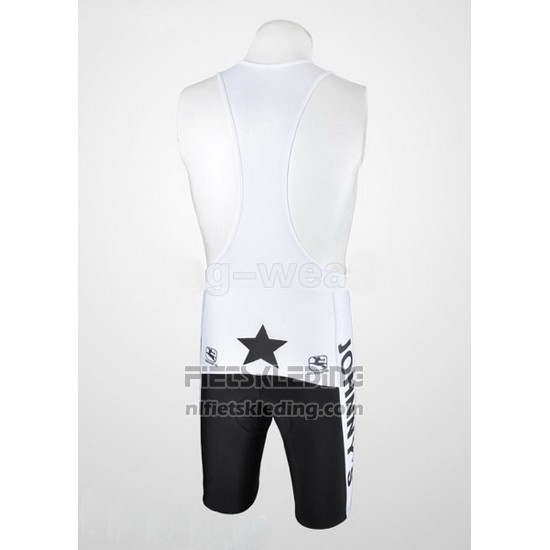 2010 Fietskleding Johnnys Zwart en Wit Korte Mouwen en Koersbroek