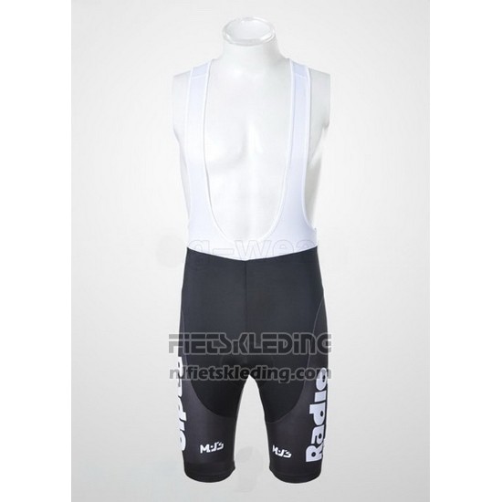2011 Fietskleding Johnnys Wit en Rood Korte Mouwen en Koersbroek