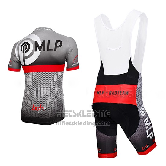 2013 Fietskleding MLP Team Bergstrasse Grijs Korte Mouwen en Koersbroek