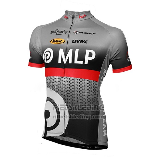 2013 Fietskleding MLP Team Bergstrasse Grijs Korte Mouwen en Koersbroek