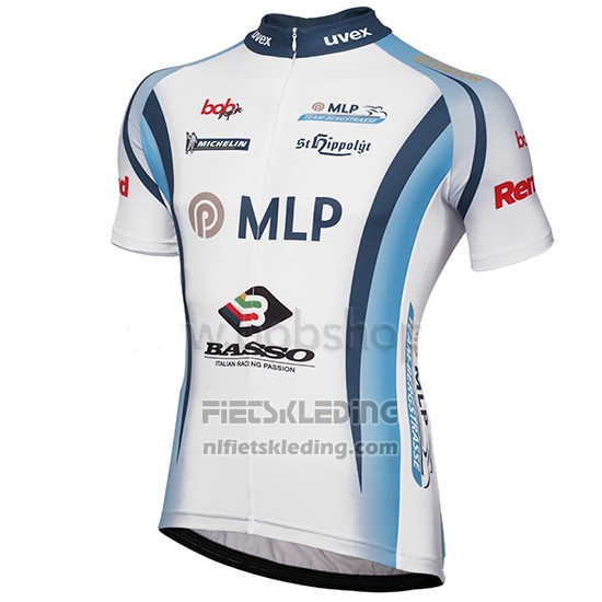 2014 Fietskleding MLP Team Bergstrasse Wit Korte Mouwen en Koersbroek