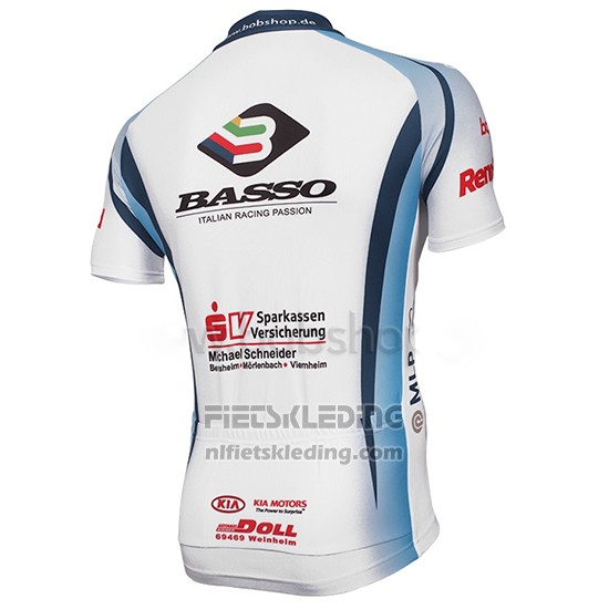 2014 Fietskleding MLP Team Bergstrasse Wit Korte Mouwen en Koersbroek