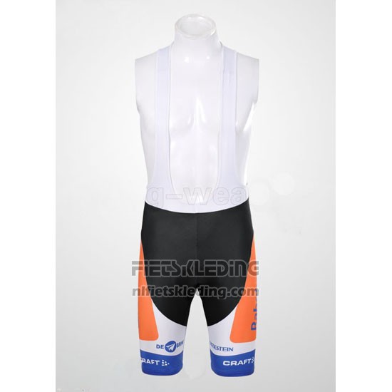 2012 Fietskleding Rabobank Blauw en Wit Korte Mouwen en Koersbroek