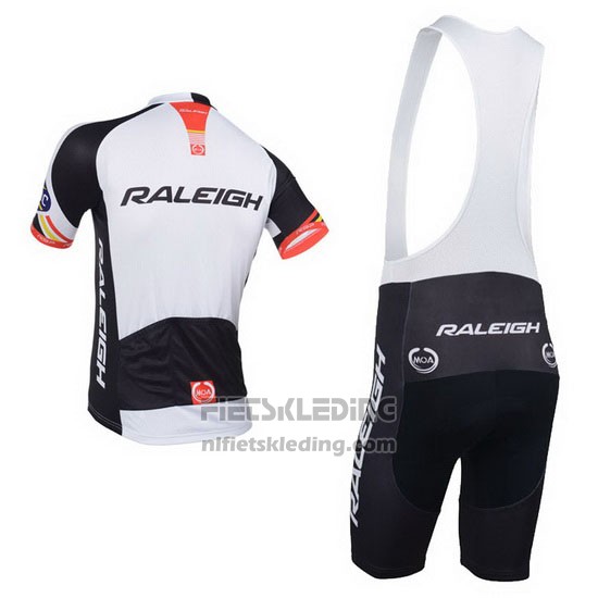 2013 Fietskleding Raleigh Wit en Zwart Korte Mouwen en Koersbroek