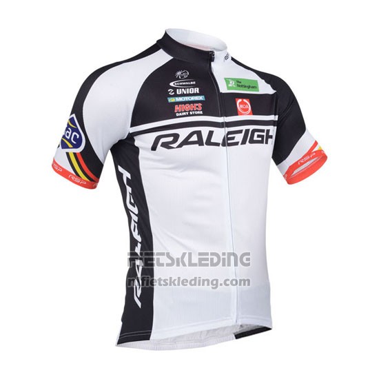 2013 Fietskleding Raleigh Wit en Zwart Korte Mouwen en Koersbroek