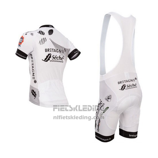 2015 Fietskleding Seche Zwart en Wit Korte Mouwen en Koersbroek