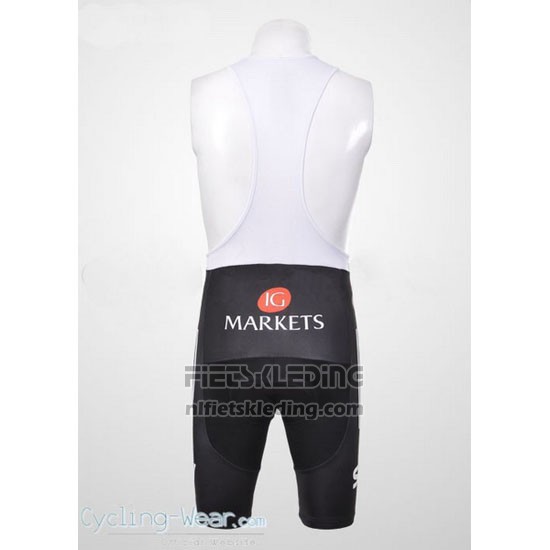 2012 Fietskleding Sky UCI Wereldkampioen Rood en Wit Korte Mouwen en Koersbroek