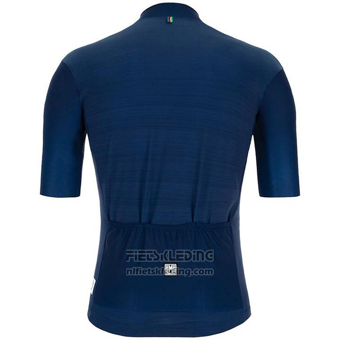 2020 Fietskleding UCI Diep Blauw Korte Mouwen en Koersbroek
