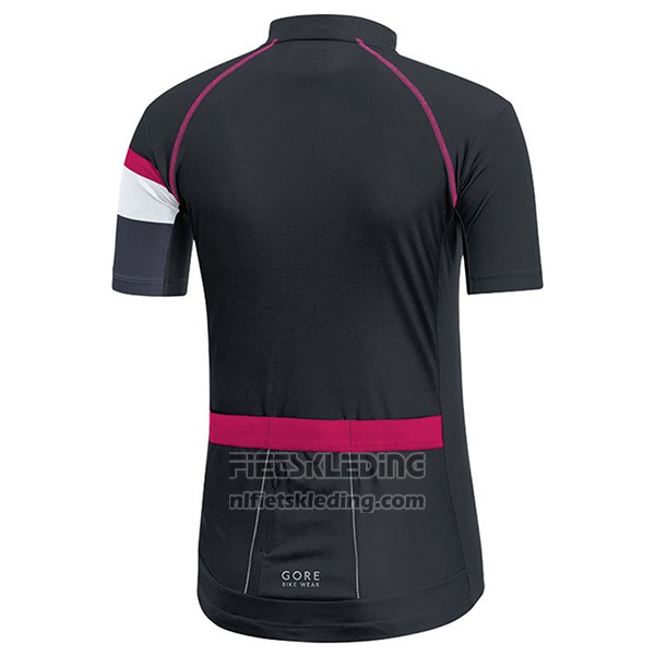 2017 Fietskleding Vrouw Gore Bike Wear Zwart Korte Mouwen en Koersbroek