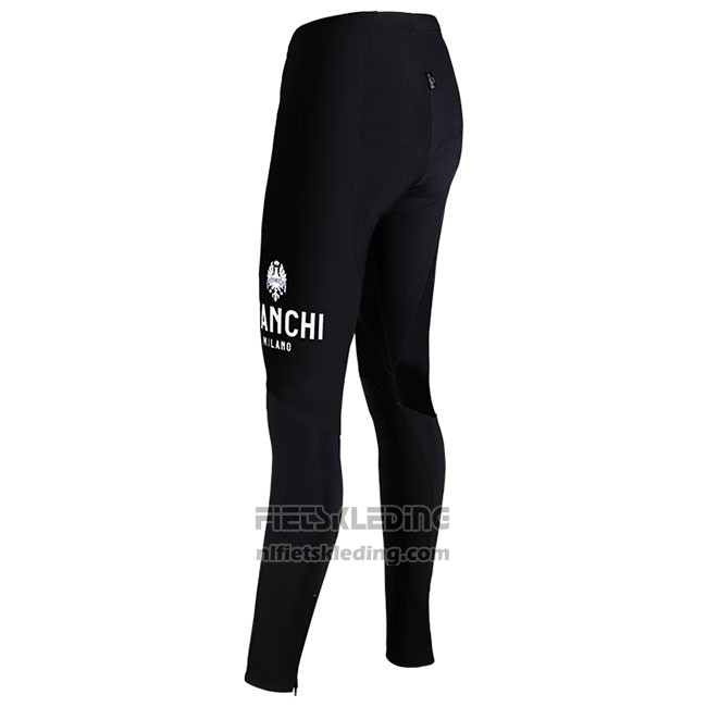 Fietskleding Vrouw Bianchi Milano Cornedo Zwart Blauw Lange Mouwen en Koersbroek