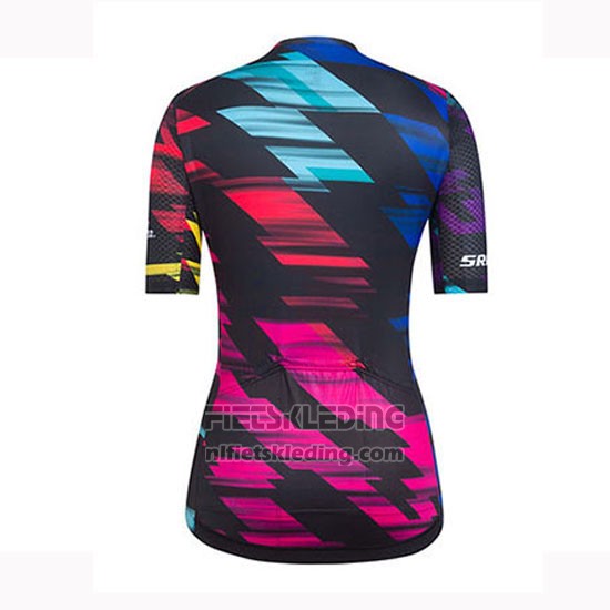 2019 Fietskleding Vrouw Canyon Sram Zwart Rood Korte Mouwen en Koersbroek