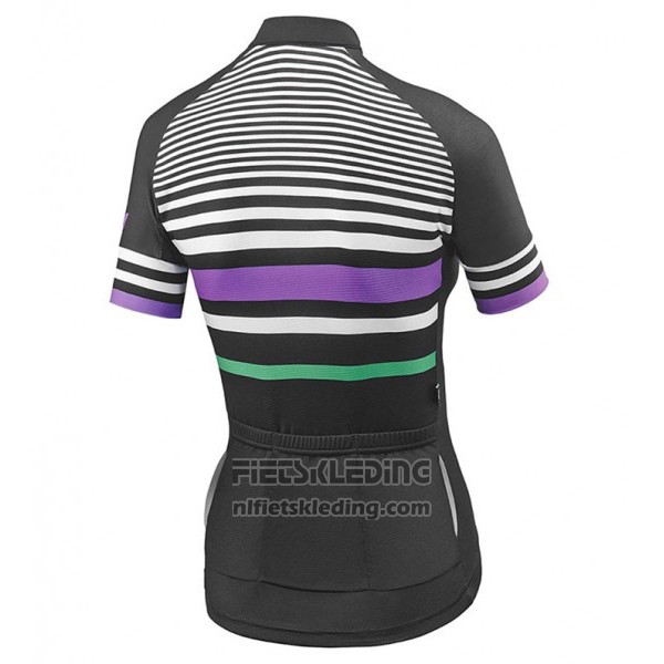 2017 Fietskleding Vrouw Liv Zebra Zwart Korte Mouwen en Koersbroek