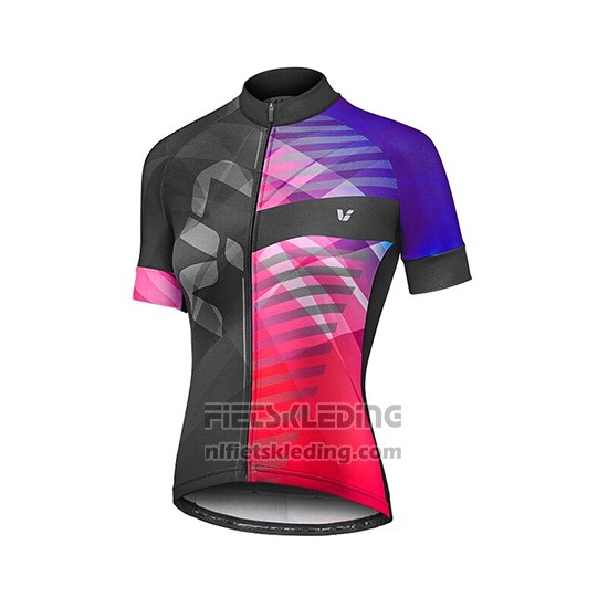 2019 Fietskleding Vrouw Liv Violet Rood Zwart Korte Mouwen en Koersbroek