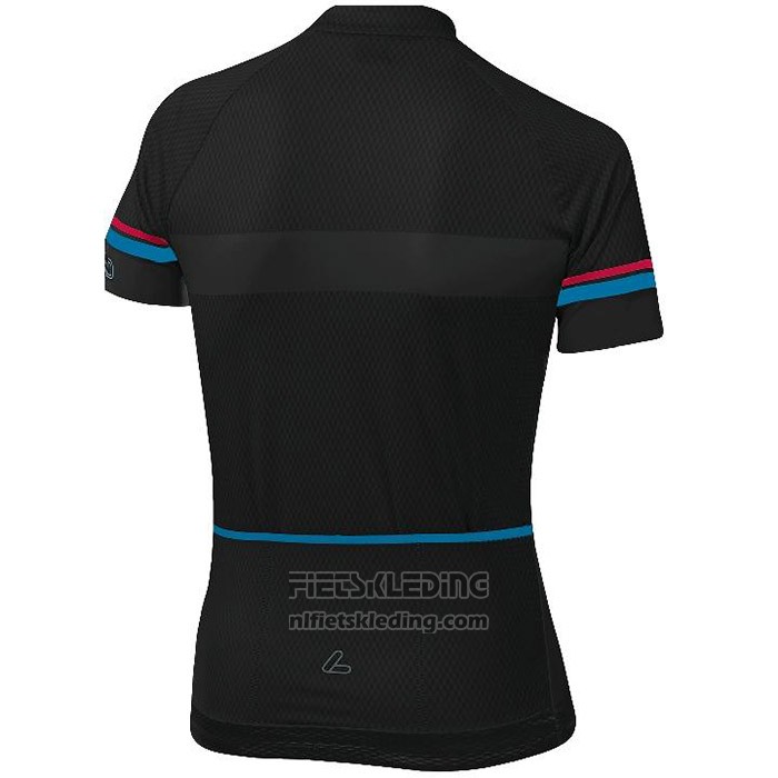 2020 Fietskleding Vrouw Loffler Roze Blauw Zwart Korte Mouwen en Koersbroek