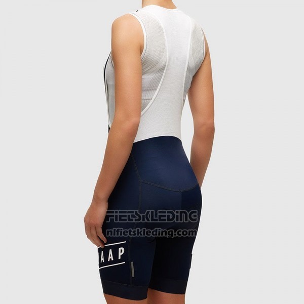 2017 Fietskleding Vrouw Maap Diep Blauw Korte Mouwen en Koersbroek