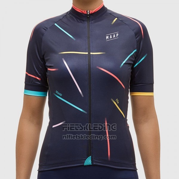 2017 Fietskleding Vrouw Maap X Ella Zwart Korte Mouwen en Koersbroek
