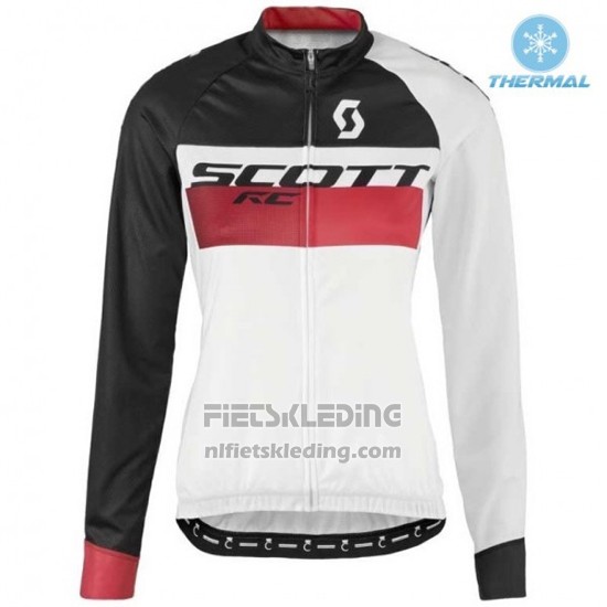 2016 Fietskleding Vrouw Scott Wit en Zwart Lange Mouwen en Koersbroek